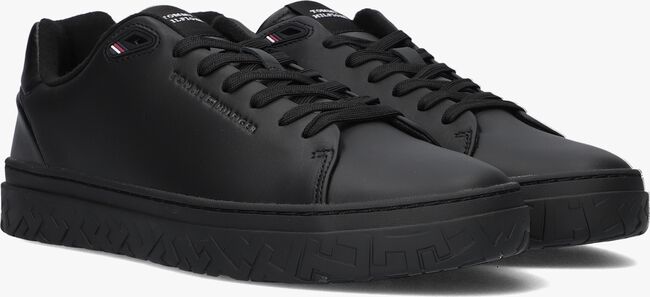 Schwarze TOMMY HILFIGER Sneaker low COURT THICK CUPSOLE - large