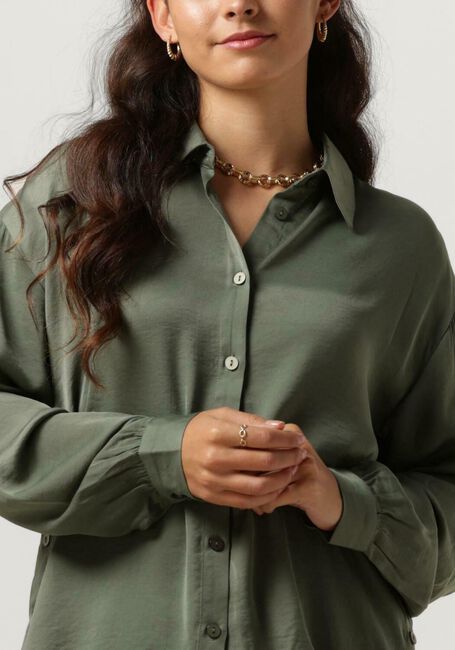 Grüne MSCH COPENHAGEN Blusen MSCHNANELLA MALUCA SHIRT - large