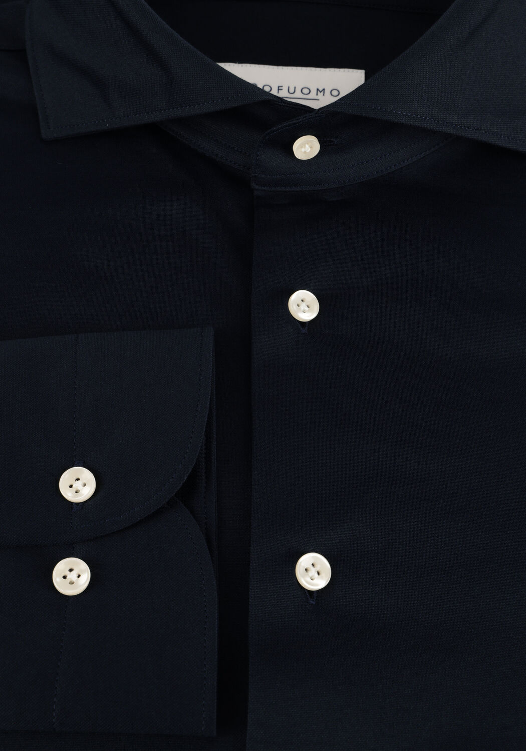 Dunkelblau PROFUOMO Klassisches Oberhemd SHIRT X-CUTAWAY JAPANESE KNITTED - large