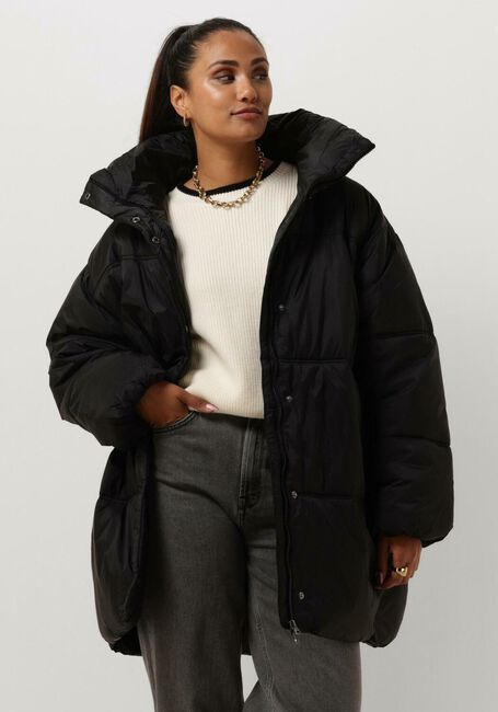 Schwarze MSCH COPENHAGEN Wattierte Jack MSCHDIONA JACKET - large