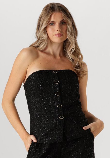 Schwarze FABIENNE CHAPOT Top TWINNIE TWEED TOP - large