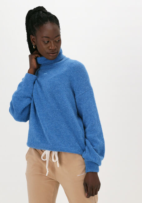 Blaue 10DAYS Rollkragenpullover SOFT TURTLENECK SWEAT - large