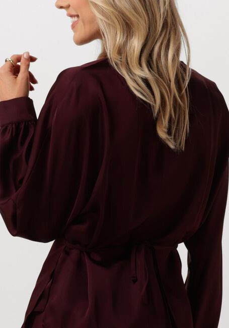 Rote VANILIA Blusen WRAP LOOSE BLOUSE - large