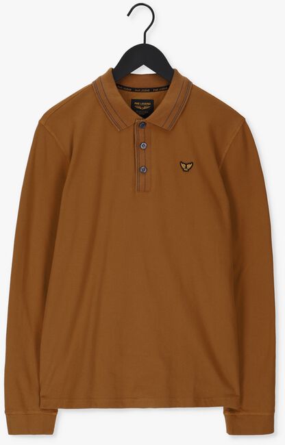 Orangene PME LEGEND Polo-Shirt LONG SLEEVE POLO PEACHED PIQUE - large