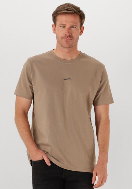 Beige PURE PATH T-shirt REGULAR FIT T-SHIRTS - large