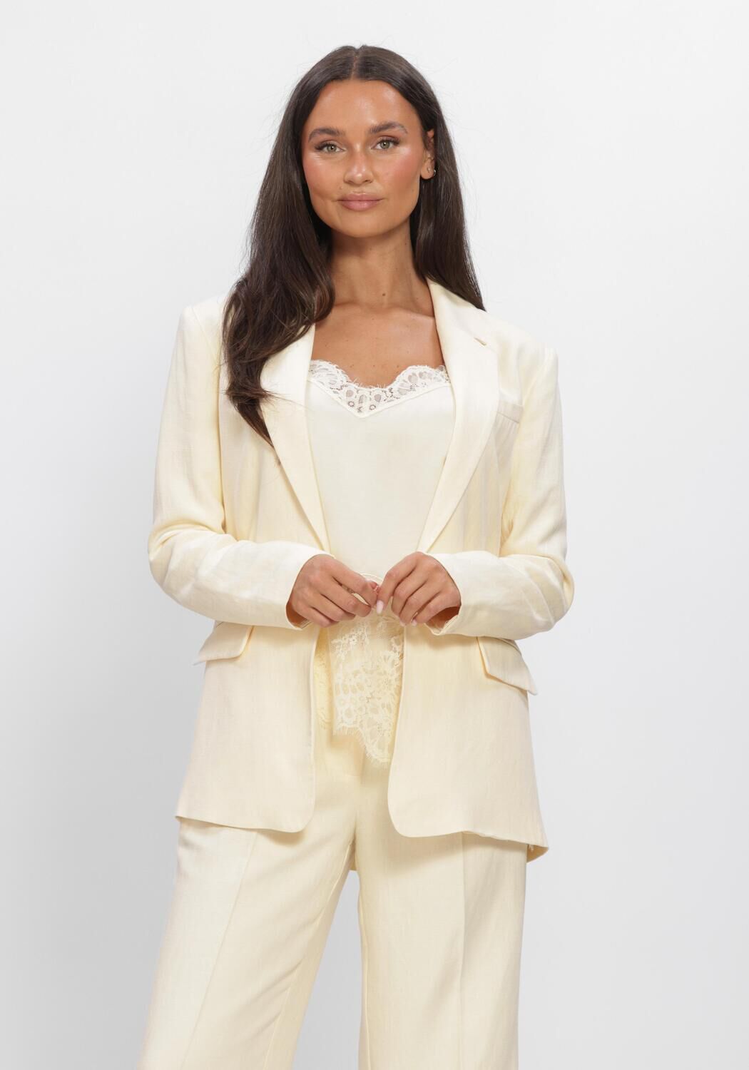 Gelbe SECOND FEMALE Blazers LINO NEW FIT BLAZER - large