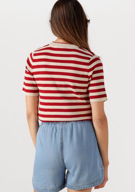 Rote OBJECT Pullover OBJESTER S/S NEW KNIT PULLOVER - large