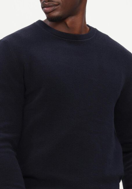 Dunkelgr&uuml;n SELECTED MEN Pullover SLHROSS LS KNIT STRUCTURE CREW NECK NOOS - large