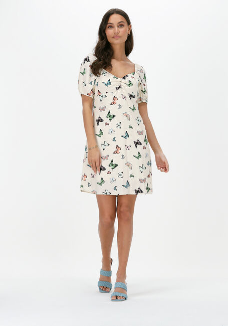 Creme NA-KD Minikleid FRONT ROUCHING MINI DRESS - large