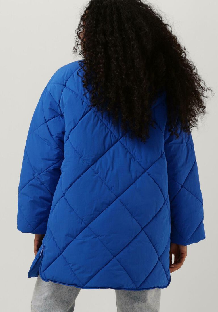 blaue selected femme wattierte jack heidi puffer jacket