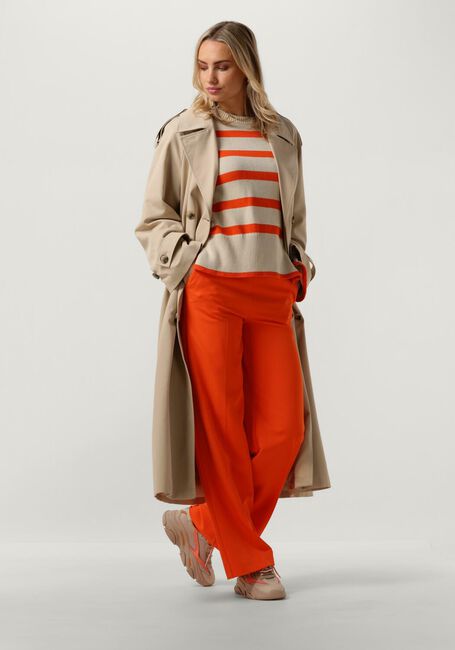 Sand MODSTRÖM Pullover CORBINMD STRIPE O-NECK - large