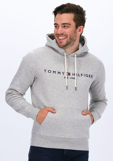 Hellgrau TOMMY HILFIGER Sweatshirt TOMMY LOGO HOODY - large