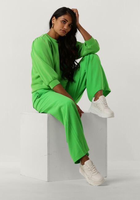 Grüne SELECTED FEMME Weite Hose SLFTINNI-RELAXED MW WIDE PANT N - large