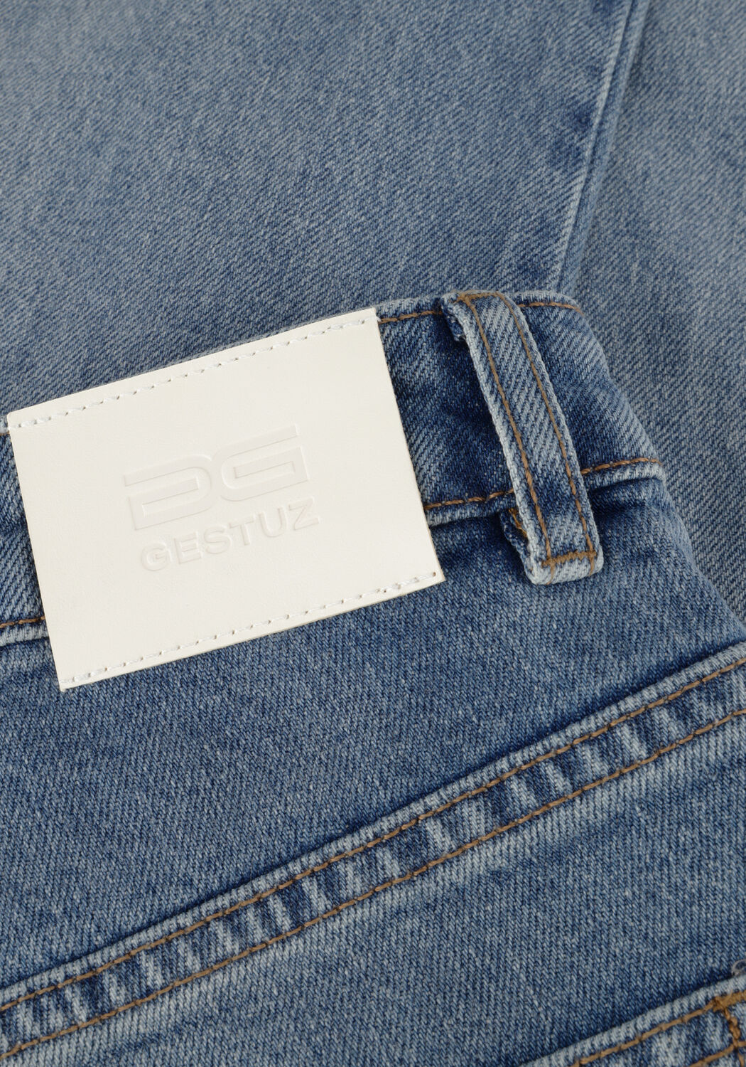 Blaue GESTUZ Wide jeans ZOLINAGZ HW WIDE JEANS - large