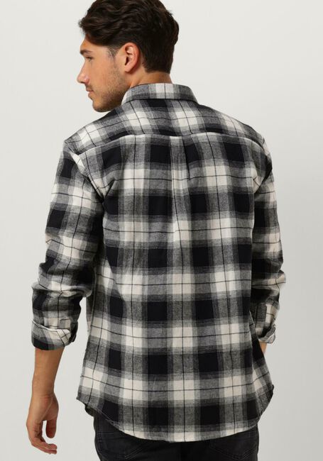 Schwarze ANERKJENDT Casual-Oberhemd AKLEIF FLANNEL CHECK SHIRT - large