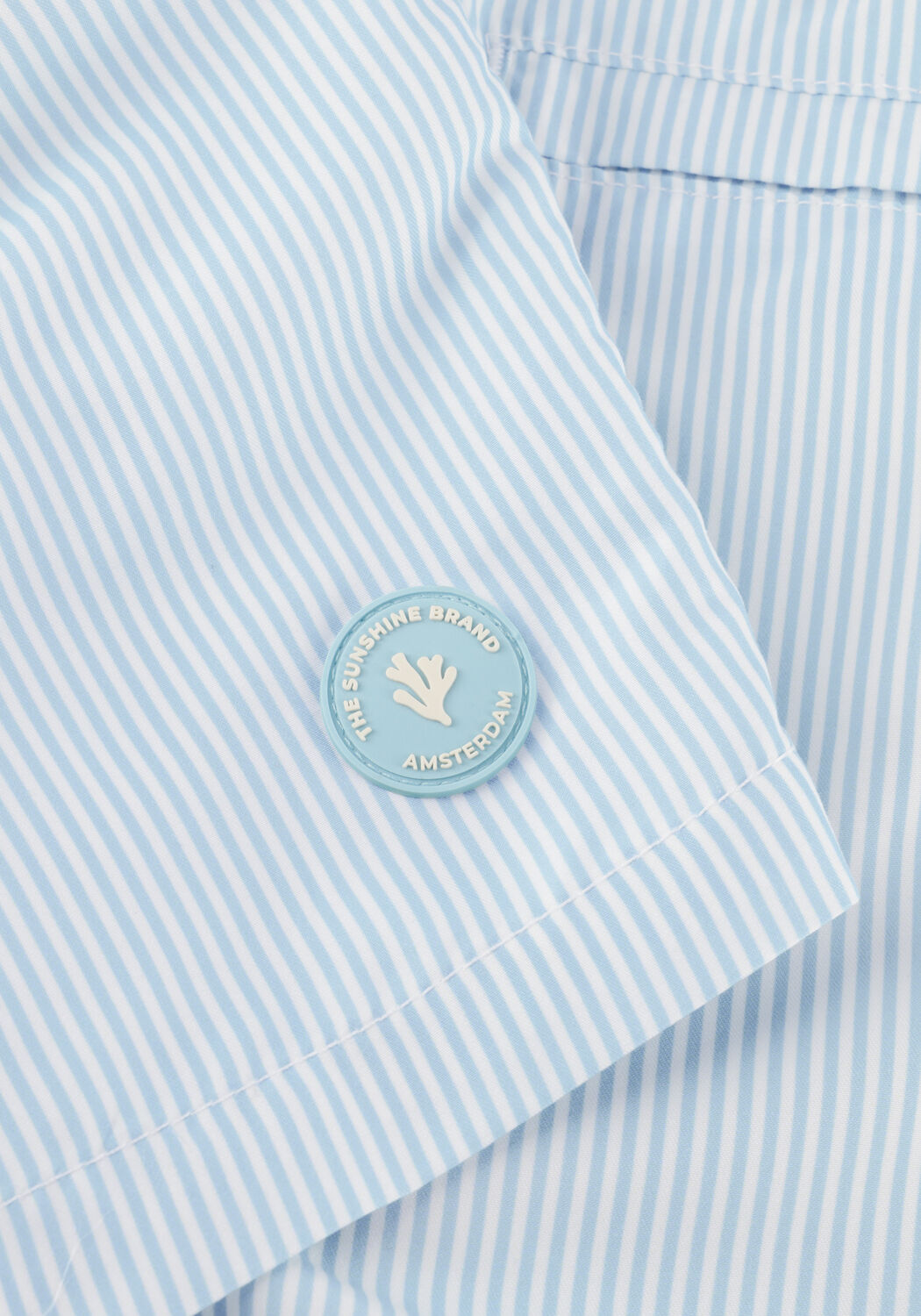 Blaue SHIWI Badehosen MIKE SWIM SHORTS 7 INCH FINE STRIPE - large