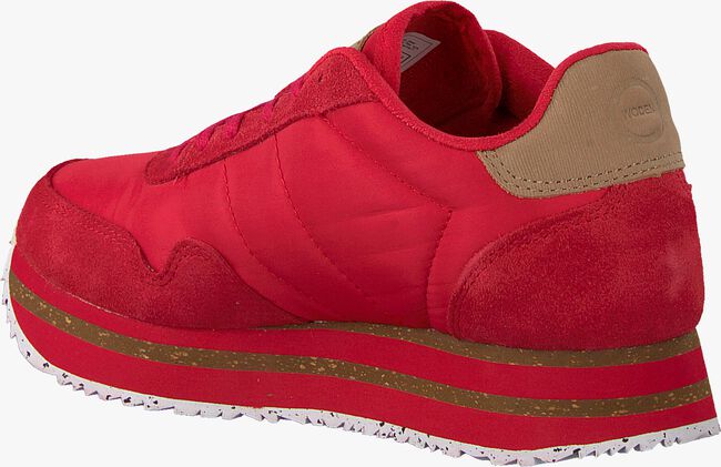 Rote WODEN Sneaker low NORA II PLATEAU - large
