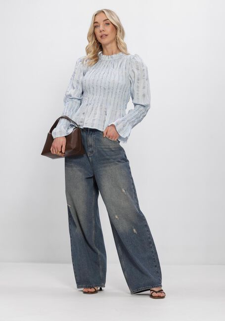 Blaue Y.A.S. Blusen YASRAVA LS SMOCK TOP - large