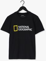 Schwarze NATIONAL GEOGRAPHIC T-shirt UNISEX T-SHIRT WITH BIG LOGO
