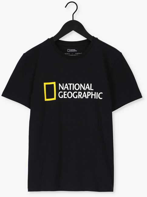 Schwarze NATIONAL GEOGRAPHIC T-shirt UNISEX T-SHIRT WITH BIG LOGO - large
