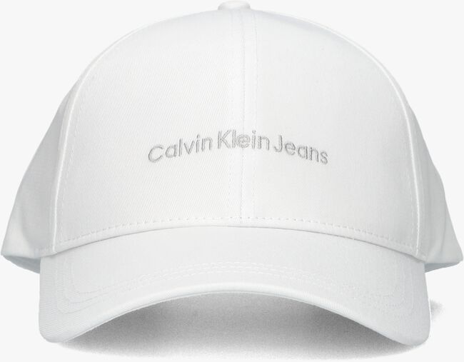 Weiße CALVIN KLEIN Kappe INSTITUTIONAL CAP - large
