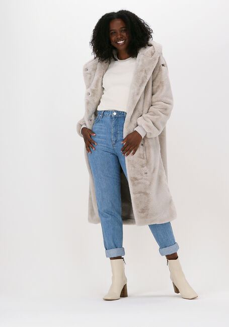 Ecru MOSCOW Fake-Fur-Jack NADJANA - large
