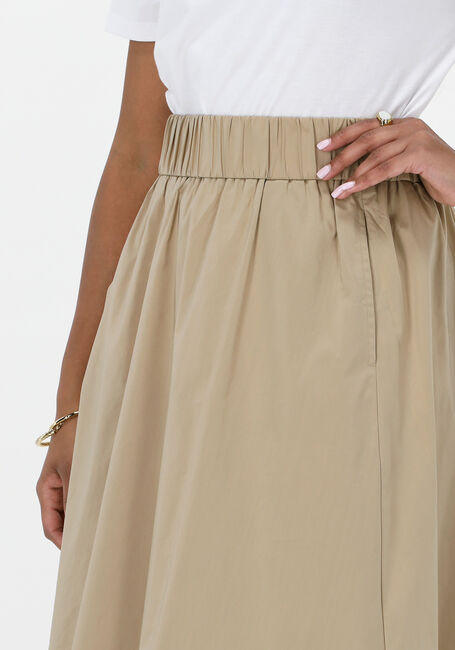 Taupe NEO NOIR Midirock YARA POPLIN SKIRT - large