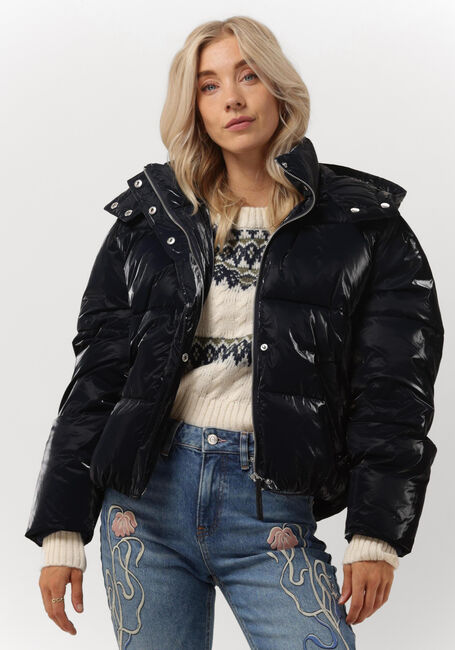 Schwarze SCOTCH & SODA Wattierte Jack WATER REPELLENT TECHNICAL PUFFER JACKET - large
