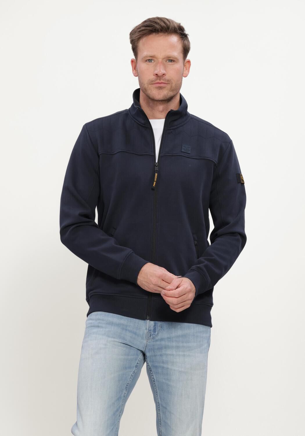 Dunkelblau PME LEGEND Sweatshirt ZIP JACKET INTERLOCK SWEAT