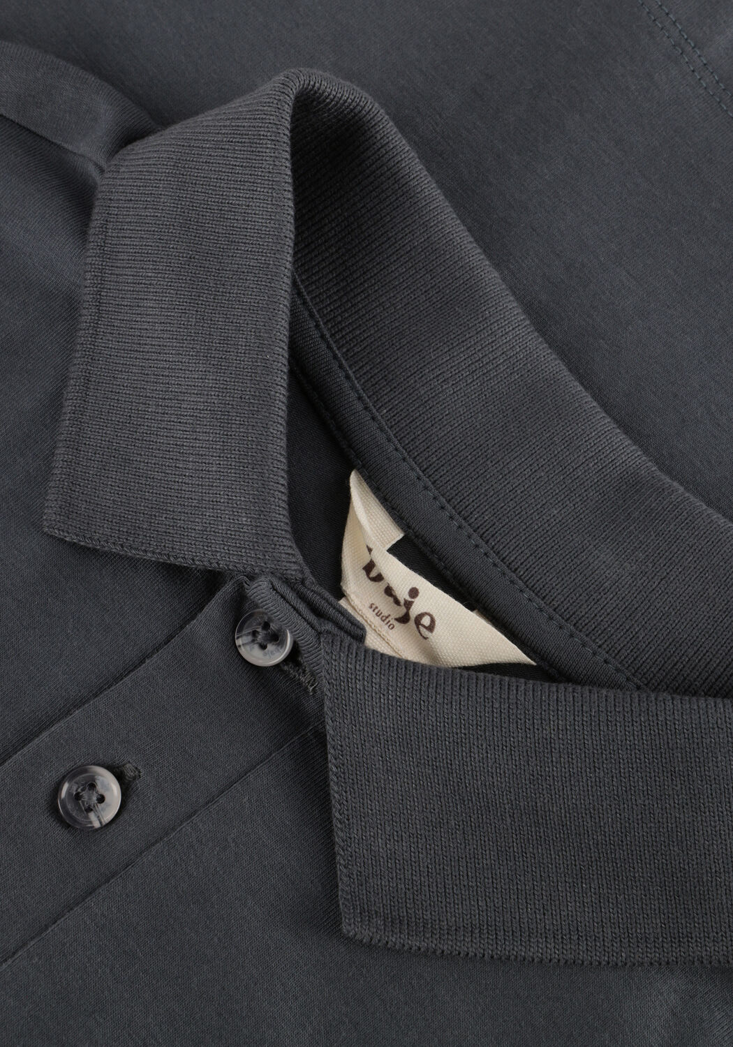 Graue BAJE STUDIO Polo-Shirt BROC - large