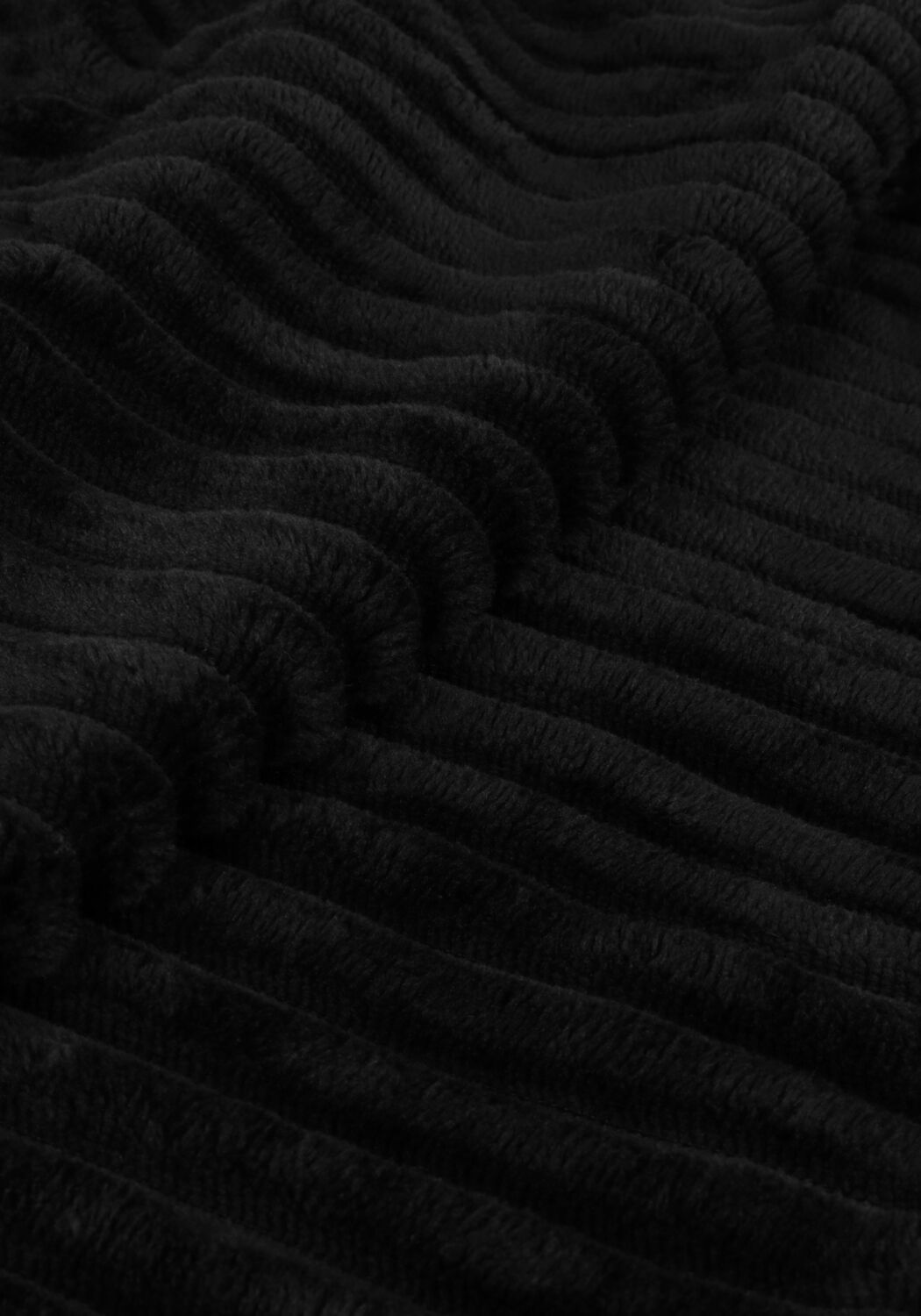 Schwarze ALIX THE LABEL Jack LADIES WOVEN RIB FUR BOMBER JACKET - large