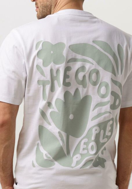 Weiße THE GOODPEOPLE T-shirt TEX - large