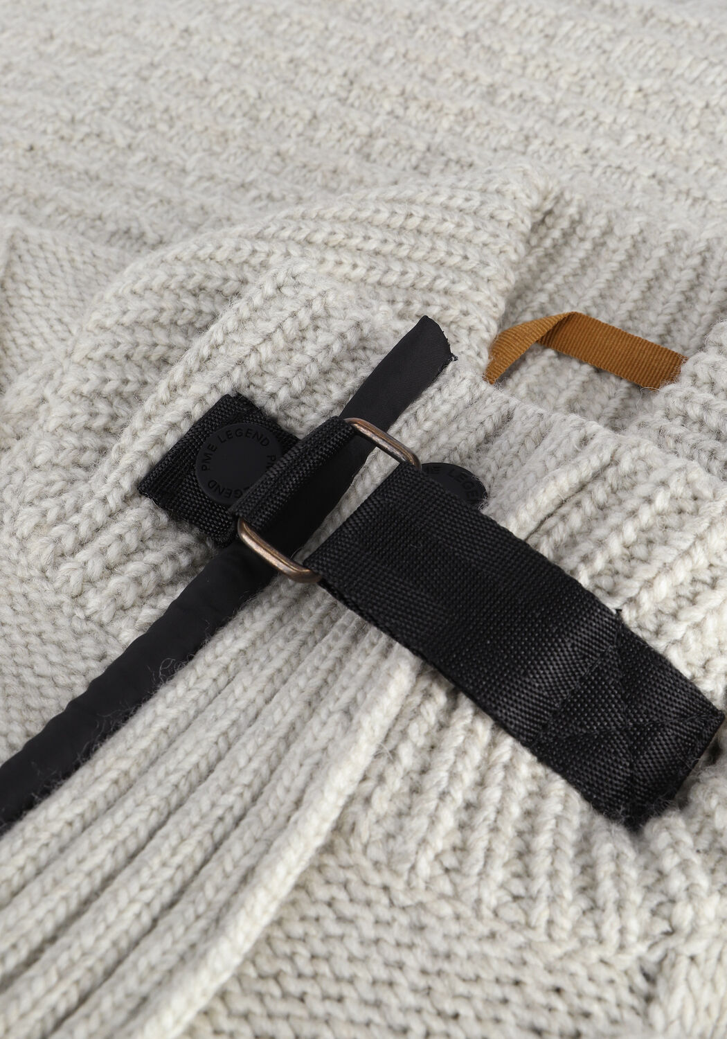 Hellgrau PME LEGEND Strickjacke ZIP JACKET COTTON KNIT MIXED Y - large