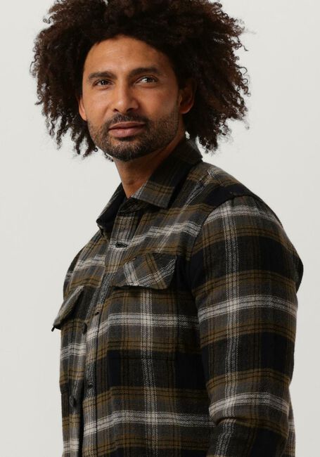 Schwarze PME LEGEND Overshirt LONG SLEEVE SHIRT CTN HEAVY FLANEL CHECK - large