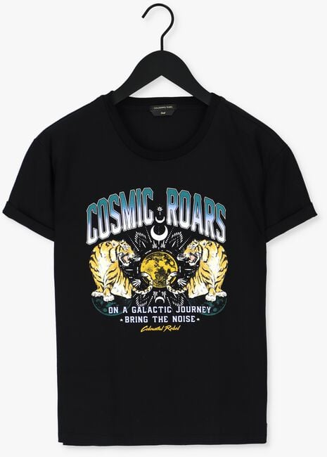 Schwarze COLOURFUL REBEL T-shirt COSMIC ROARS BOXY TEE - large