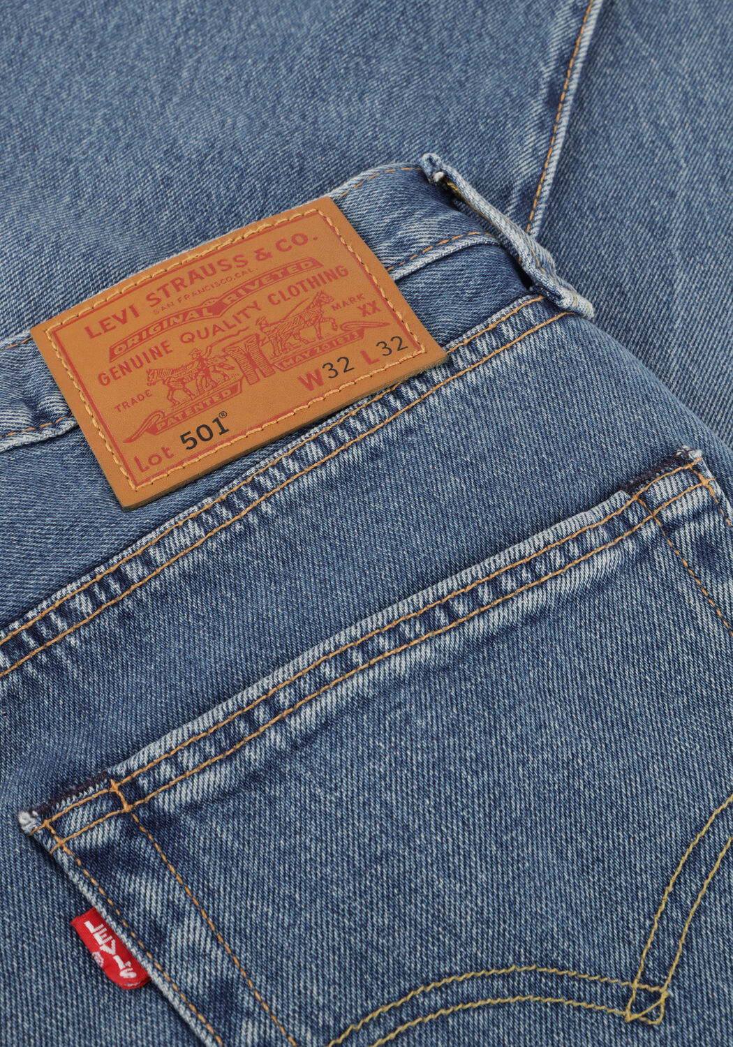 Blaue LEVI'S Straight leg jeans 501 LEVIS ORIGINAL FIT - large