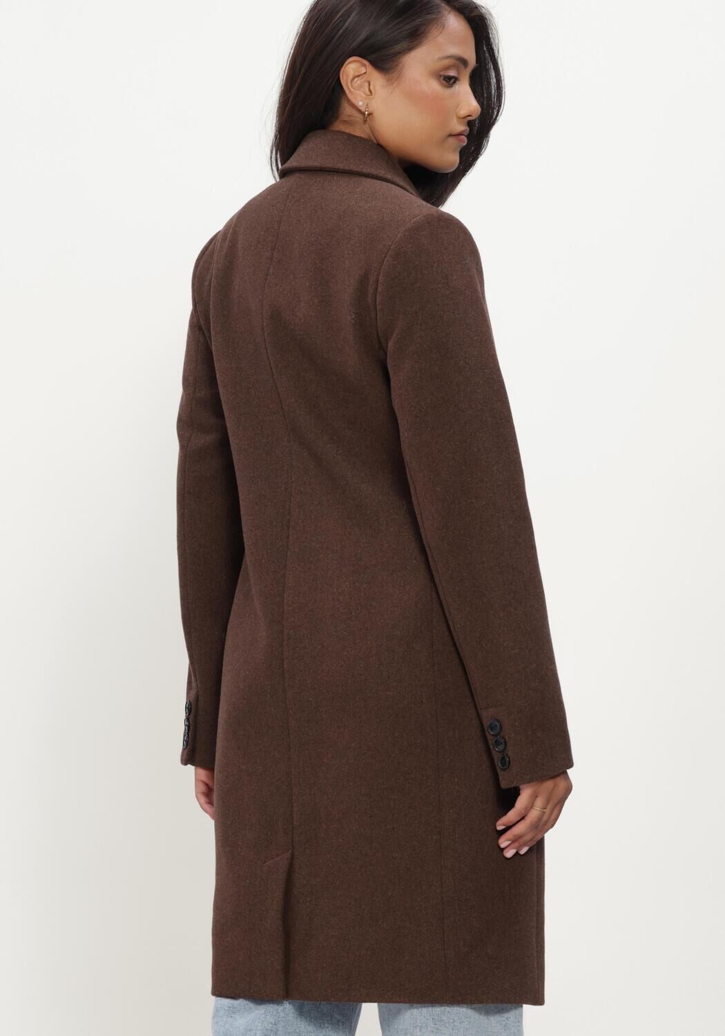 Braune MODSTR&Ouml;M M&auml;ntel PAMELA COAT - large