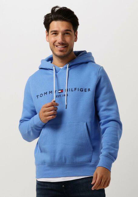 Blaue TOMMY HILFIGER Sweatshirt TOMMY LOGO HOODY - large