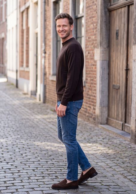 Braune DRYKORN Sweatshirt VALDRIK - large
