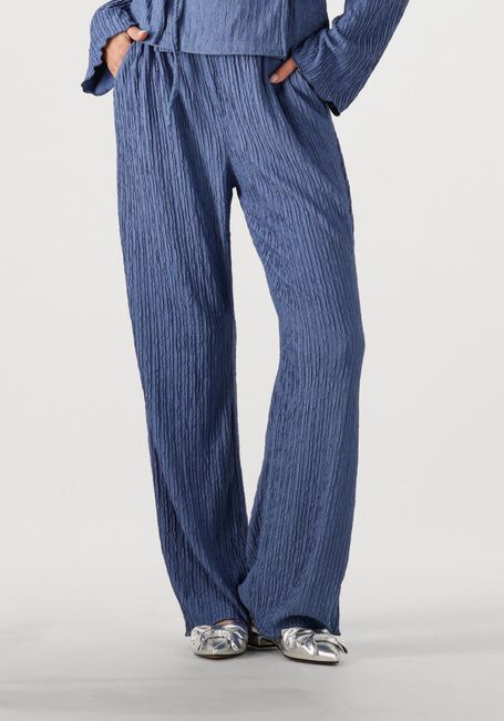 Blaue COLOURFUL REBEL Weite Hose MELODY STRUCTURE STRAIGHT PANTS - large