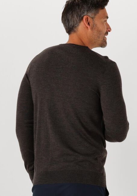 Braune PROFUOMO Pullover PULLOVER CREW NECK MERINO - large