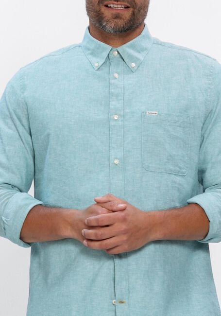 Blaue BARBOUR Casual-Oberhemd NELSON TAILORED SHIRT - large