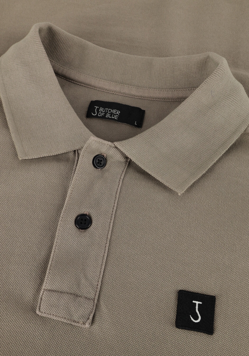 Khaki BUTCHER OF BLUE Polo-Shirt ARMY PIQUE POLO - large