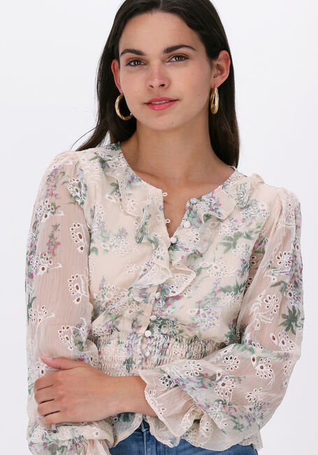 Ecru GUESS Blusen LS YUMI TOP - large