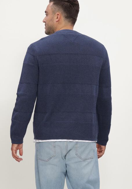 Blaue TOMMY JEANS Pullover TJM REG TEXTURED SWEATER EXT - large