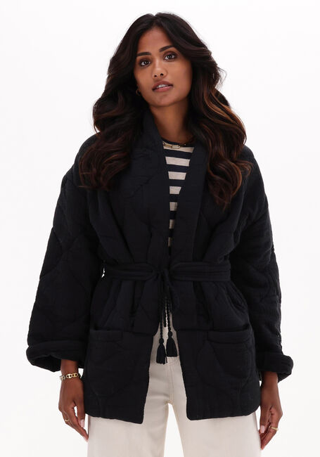 Schwarze BY-BAR Kimono JULIE STEPPED JACKET - large