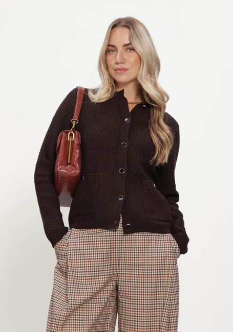 Braune SILVIAN HEACH Strickjacke CARDIGAN RYANA - large