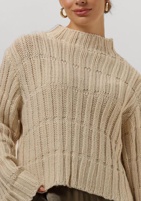 Beige MODSTRÖM Pullover FELIPEMD SHORT T-NECK - large