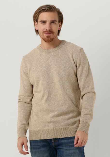 Beige SCOTCH & SODA Pullover MELANGE CREWNECK PULLOVER - large