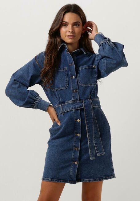 Hellblau FREEBIRD Minikleid DENIM-TWILL-COT-23-3 - large
